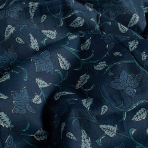 Tissu indien feuilles