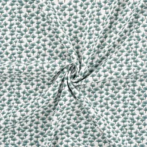 Jersey coton BIO imprimé palmiers