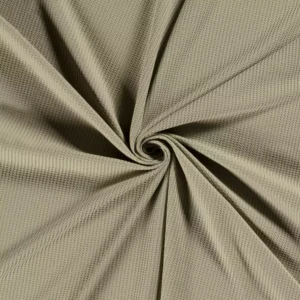 Jersey gaufré vert olive