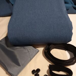 Kit couture anorak Hans bleu