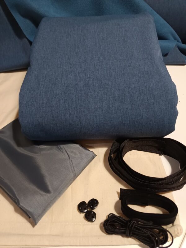 Kit couture anorak Hans bleu – Image 2