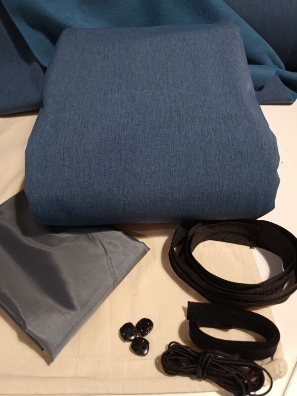 Kit couture anorak Hans bleu – Image 4