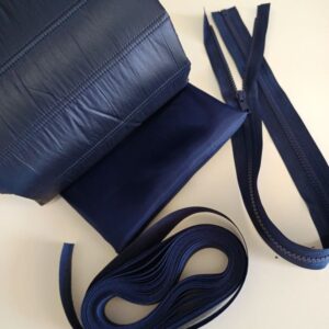 Kit couture doudoune sans manches Ned bleu marine