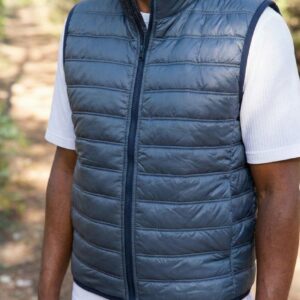 Kit couture doudoune sans manches Ned Gris bleu