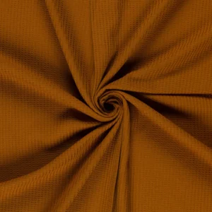 Jersey gaufré caramel