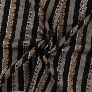 Jacquard de viscose noir