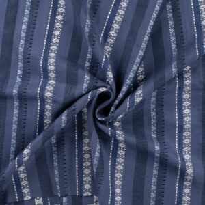 Jacquard de viscose bleu