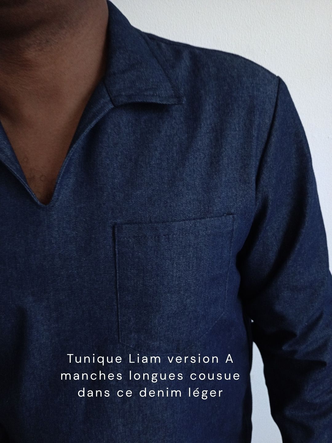 Denim léger bleu marine – Image 2